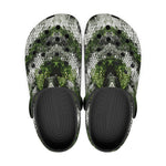 Classic Clogs Green Python Snake Scale