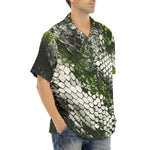 Hawaiian Shirt Green Python Snake Scale