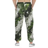 Men's Sweatpants Green Python Snake Scale