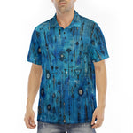 Men's Polo Shirt Arrows and Symbols