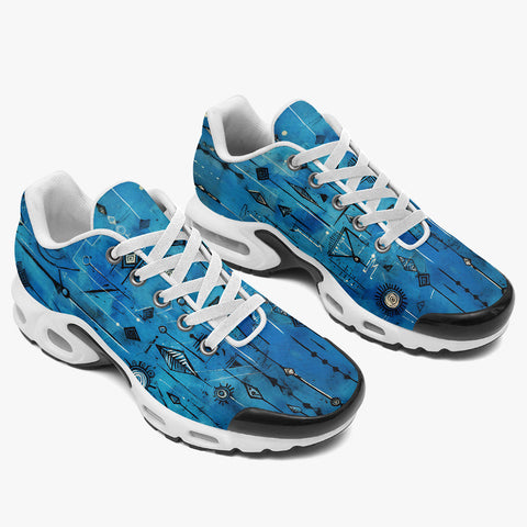 Air Cushion Sneakers Arrows and Symbols