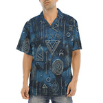 Hawaiian Shirt Abstract Geometric Symbols