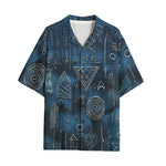 Hawaiian Shirt Abstract Geometric Symbols