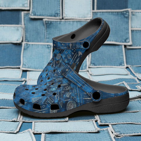 Classic Clogs Abstract Geometric Symbols