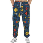 Men's Sweatpants Abstract Arrows in Red Yellow Blue