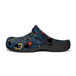 Classic Clogs Abstract Arrows in Red Yellow Blue