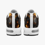Air Cushion Sneakers Black Stone Glowing Gold