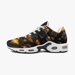 Air Cushion Sneakers Black Stone Glowing Gold