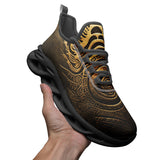 Sports Sneakers Gold Tribal Symbol