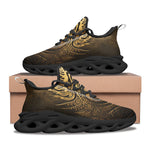 Sports Sneakers Gold Tribal Symbol