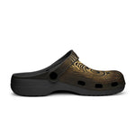 Classic Clogs Gold Tribal Symbol