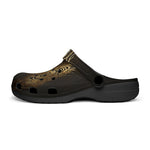 Classic Clogs Gold Tribal Symbol