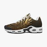 Air Cushion Sneakers Gold Tribal Symbol