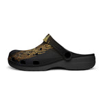 Classic Clogs Gold Tribal Symbol
