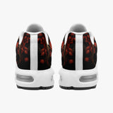 Air Cushion Sneakers Golden Dragon Red Flowers