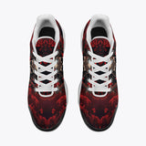 Air Cushion Sneakers Japanese Samurai Skull Art