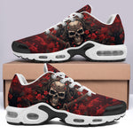 Air Cushion Sneakers Japanese Samurai Skull Art