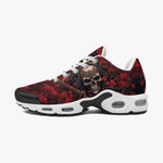 Air Cushion Sneakers Japanese Samurai Skull Art