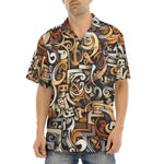 Hawaiian Shirt Various Shapes Romantic Graffiti