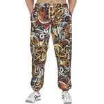 Men's Sweatpants Various Shapes Romantic Graffiti