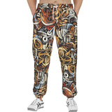 Men's Sweatpants Various Shapes Romantic Graffiti