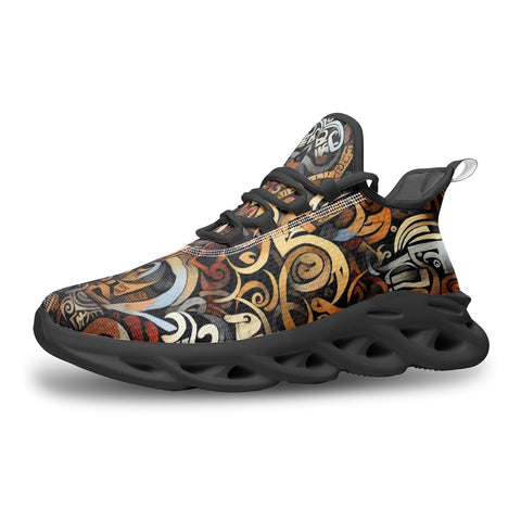 Sports Sneakers Various Shapes Romantic Graffiti