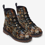 Leather Boots Various Shapes Romantic Graffiti