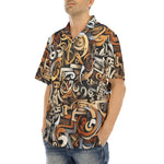 Hawaiian Shirt Various Shapes Romantic Graffiti