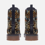 Leather Boots Various Shapes Romantic Graffiti