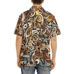 Hawaiian Shirt Various Shapes Romantic Graffiti
