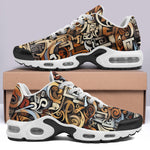 Air Cushion Sneakers Various Shapes Romantic Graffiti