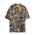 Hawaiian Shirt Various Shapes Romantic Graffiti