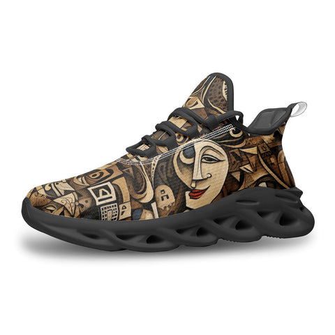 Sports Sneakers Shapes and Symbols Cubim Style
