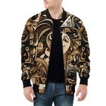 Bomber Jacket Shapes and Symbols Cubim Style