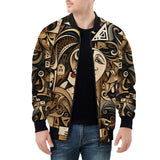 Bomber Jacket Shapes and Symbols Cubim Style