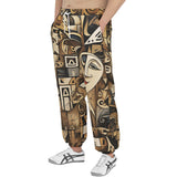 Men's Sweatpants Shapes and Symbols Cubim Style