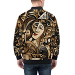 Bomber Jacket Shapes and Symbols Cubim Style