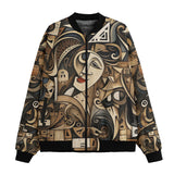 Bomber Jacket Shapes and Symbols Cubim Style