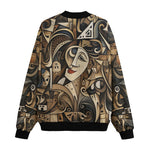 Bomber Jacket Shapes and Symbols Cubim Style