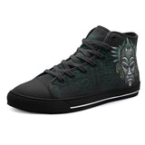 High-Top Canvas Shoes Fantasy Tribal Mask