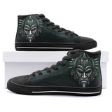 High-Top Canvas Shoes Fantasy Tribal Mask