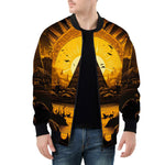 Bomber Jacket Mystical Egyptian Drawing
