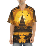 Hawaiian Shirt Mystical Egyptian Drawing