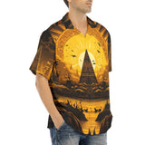 Hawaiian Shirt Mystical Egyptian Drawing