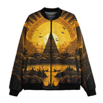 Bomber Jacket Mystical Egyptian Drawing