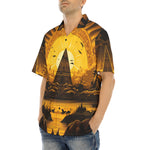 Hawaiian Shirt Mystical Egyptian Drawing
