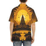 Hawaiian Shirt Mystical Egyptian Drawing