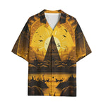 Hawaiian Shirt Mystical Egyptian Drawing