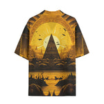 Hawaiian Shirt Mystical Egyptian Drawing