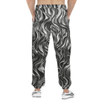 Men's Sweatpants Metal Waves Print